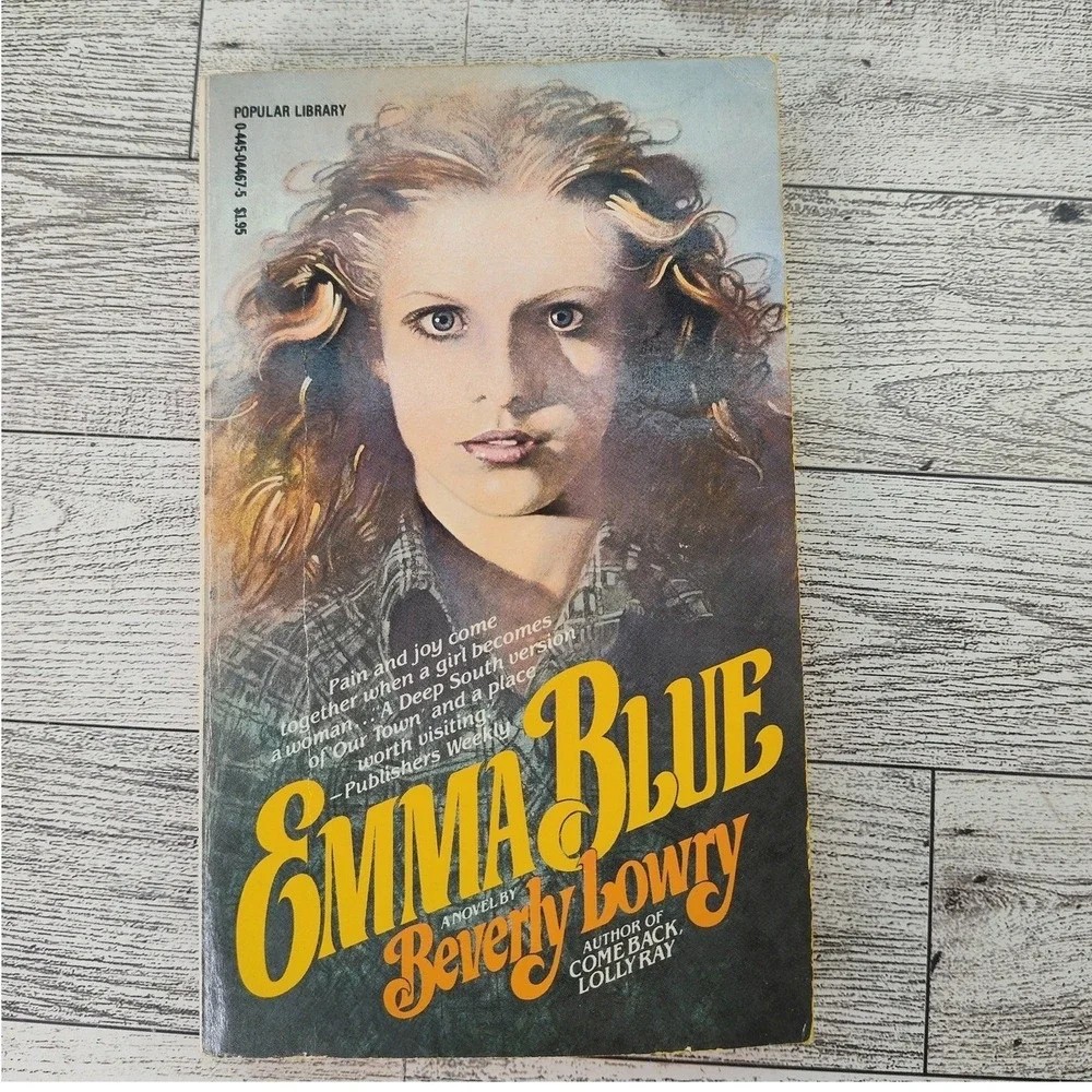 EMMA BLUE Beverly Lowry 1978 Popular‎ Library 1st Edition Paperback